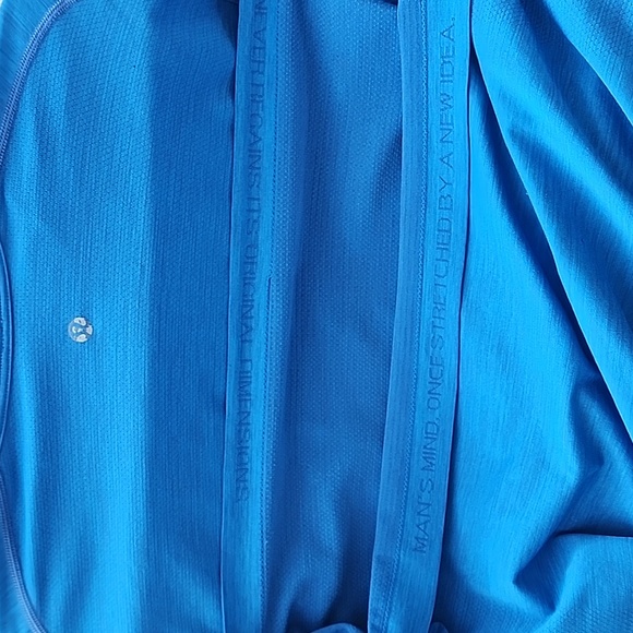 Lululemon Metal Vent Tech Long Sleeve Henley Blue L - Picture 7 of 9